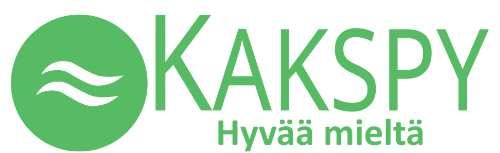 Kakspy logo -vihreä