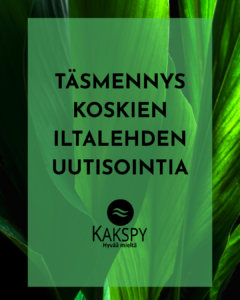 Täsmennys iltalehden otsikoinnista kuva